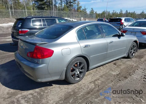 2006 Infiniti G35X from USA, damaged, VIN JNKCV51F16M616952